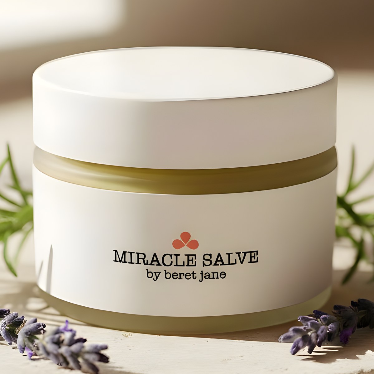 Beret Jane: the Miracle Salve jar with rosemary and lavender