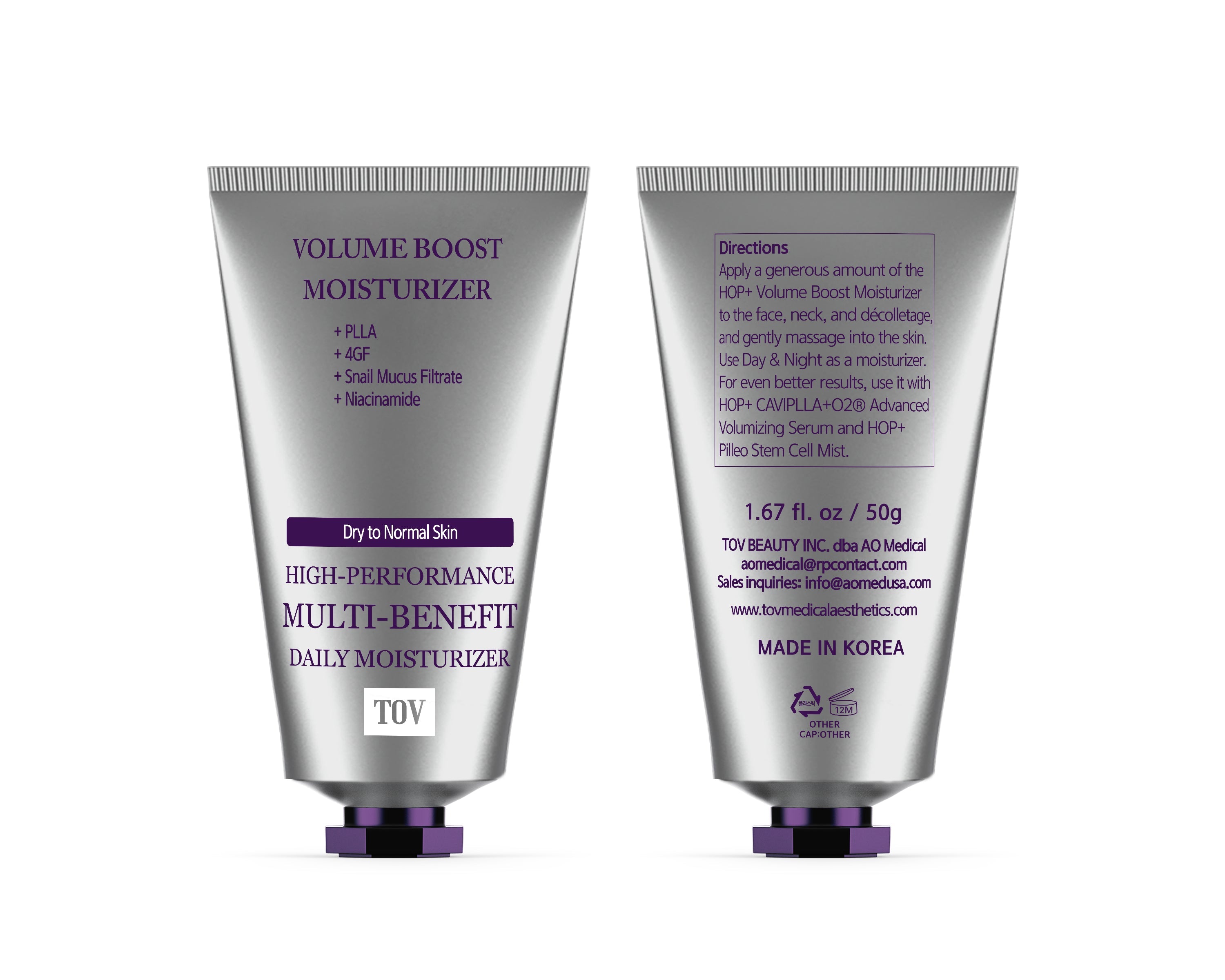 HOP+ Volume Boost Moisturizer 50mL