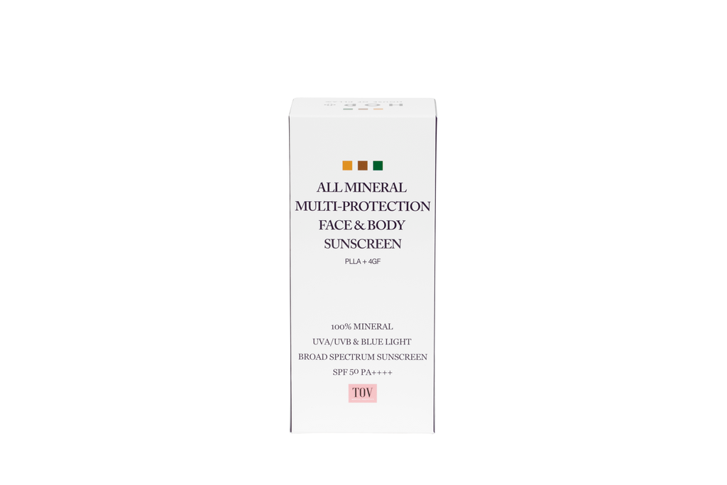HOP+ mineral sunscreen face and body
