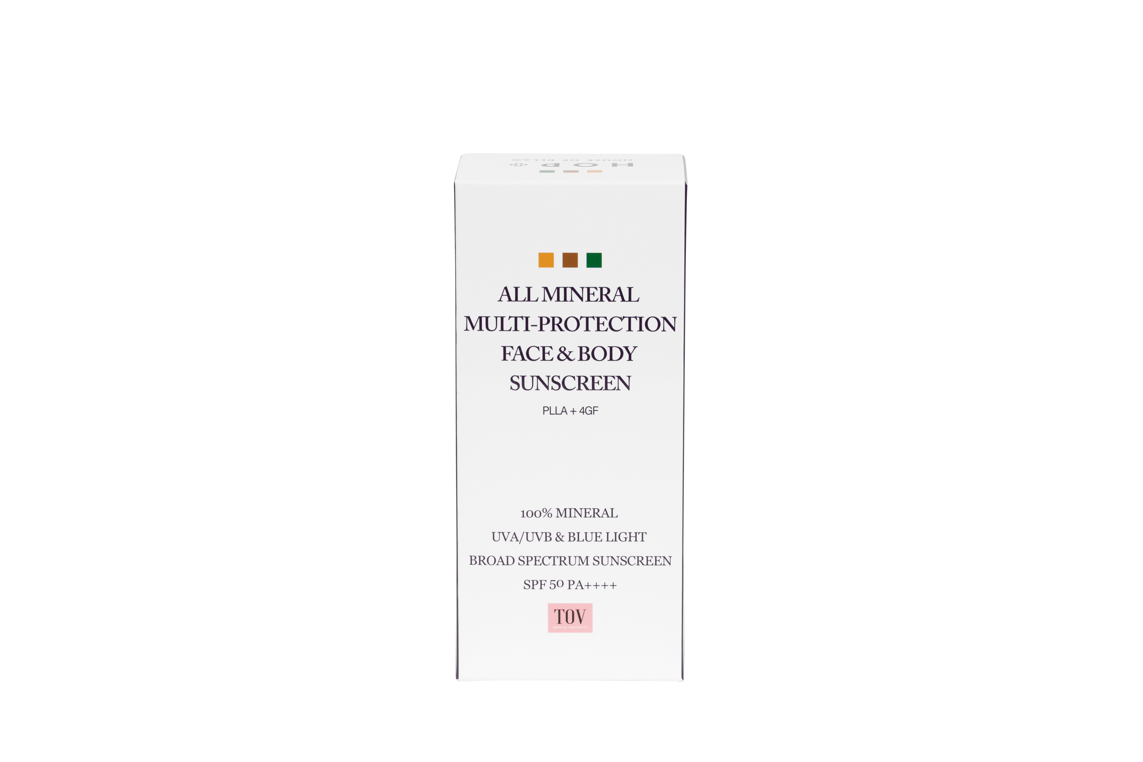 HOP+ mineral sunscreen face and body