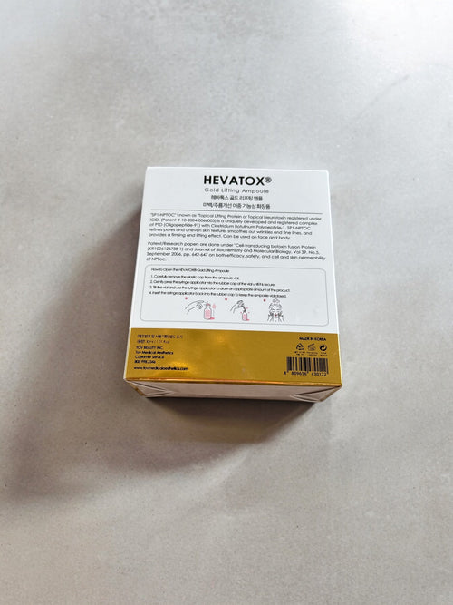 HEVATOX Gold Ampoule box