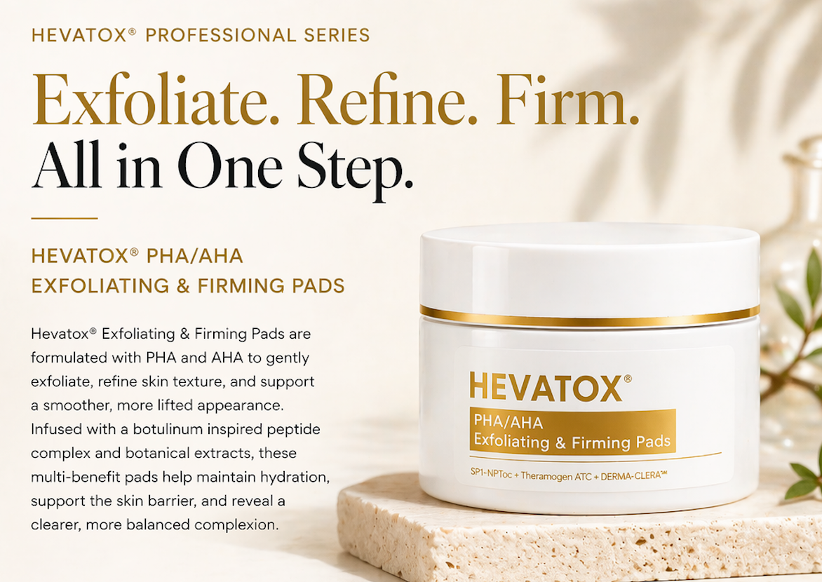 HEVATOX PHA/AHA Exfoliating and Firming Pads