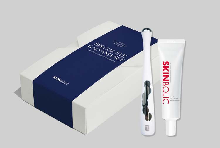 SKINBOLIC Gold Eye Cream and Galvania device set
